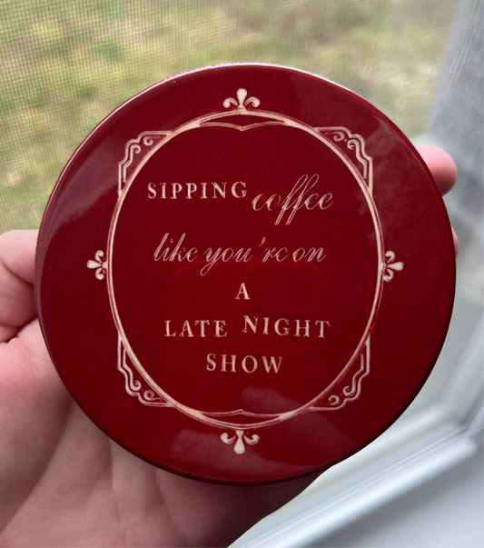 Taylor Swift “Sipping Coffee” Coaster